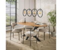Hanglamp 4L organic steel - Artic zwart