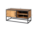 Tv meubel Denver | Mangohout en staal | 100 cm