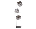Vloerlamp Rock getrapt 3L - Chroom glas