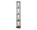 Vloerlamp 4L Quadra - Artic zwart