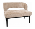 Eetkamerbank Bruce 105 cm - arm rechts - Cremona - Natural 02