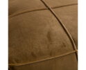 Honey Poef Velvet Honing Geel 60x60 - BePureHome