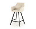 Barstool Bliss with armrest - beige | BY-BOO