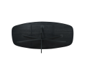 Eiken eettafel Ferris | Deens Ovaal 200 cm | Zwart