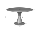 Eettafel Lima Brown | 130 cm | Rond