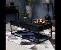 Jax 2 Drawer Coffee Table Black 120