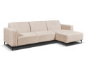 Hoekbank Nolan met Chaise Longue Rechts &ndash; Cremona Stof - Natural - 275x150x84 cm