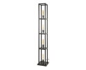 Vloerlamp 4L Quadra - Artic zwart
