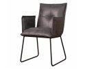 Seda Armstoel - fabric Cherokee 1 grey