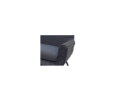 JONAH 3 SEATER SOFA (000314)  -  STEEL DARK GREY & POWDER COATED ANTHRACITE (LEGS)