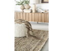 Plaid Linje 170x130cm - bruin | BY-BOO