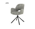 Isola Armstoel - fabric Haga 09 silver (draaibaar)