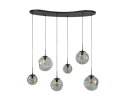Hanglamp 6L Stellar black series - Artic zwart