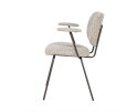 Stoel Tibbe met arml - taupe | Eleonora