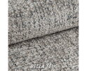 Hoekbank Viano Links stof Bella 55 Taupe Grijs gem&ecirc;leerd -  255x200x84 cm - modern
