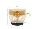 Vloerlamp UP XXL - Amber color glas