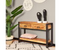 Sidetable Boaz 120 cm mango metaal - Naturel | Meubelplaats