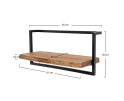 Wandplank Timber 65 cm