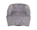 Draai fauteuil Adore velvet - Dolfijn grijs