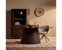 Ovale eettafel Solana Bruin Mangohout 210 cm
