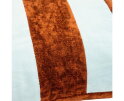 Stripey 45x45cm - light blue / caramel | BY-BOO