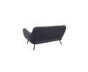JONAH 3 SEATER SOFA (000314)  -  STEEL DARK GREY
