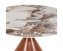 Dining table Roka 120x120cm - bruin | BY-BOO
