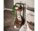 Nachtkastje air solid XS - Massief acacia drift brown