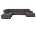 Memphis Chaise R - 3-seater - Ottoman L - Haga 16 charcoal