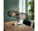 Hanglamp Copper twist 2 lampen &Oslash;43 cm - Zwart nikkel