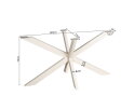 Matrixpoot Zand Ovaal/Rechthoek 140 cm Koker 4x8 cm