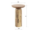 Bijzettafel river XL solid - Massief acacia naturel