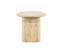 Eleonora Dex eettafel Deens ovaal eiken 180x90 cm - naturel