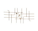 Symphony Wanddeco Metaal Antique Brass - BePureHome