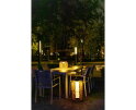Sens-Line - Buitenlamp Fleur 28cm - Solar & USB - Tuinlamp - Rotan