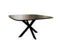 Silvi Eetkamertafel olijfbruin 130 cm