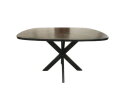 Silvi Eetkamertafel zwart 130 cm