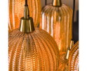 Hanglamp Mumbai Mix 7 lampen Glas - Amberkleurig