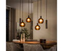 Hanglamp Sfera Tricolore 4+3L - Sienna bruin-frosted