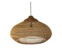 Hanglamp Rotan - 65x65x40 - Naturel - Rotan/teak