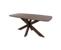 Eetkamertafel 160, Acacia Marron Brown - Capricorn Table Collection