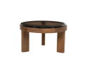 Coffee table Lucent 60x60cm - bruin | BY-BOO