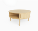 Salontafel META rond eikenhout Ø85 CM - Naturel