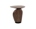 Bijzettafel art solid - Massief acaciahout - glaze bruin - 45x36x50 cm - Japandi
