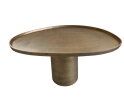 Salontafel organisch/cone brass antique 70x57x38 cm