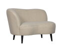 Sara Lounge Fauteuil Links Teddy Off White - WOOOD
