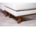 BY-OLAF Hoekbank Borneo met Chaise Longue – links of rechts - Beige Stof Melva 02 – 222x156 cm