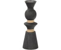 Prem Kandelaar Mango Hout Zwart - WOOOD Exclusive