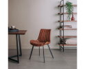 Eljas Stoel - fabric Savannah light brown