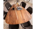Eettafel Driehoek acacia 135 x 135 cm